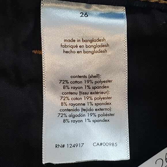 We Wore What The Danielle Dark Wash High Rise Vintage Straight Jeans Womens 26 - Picture 6 of 7